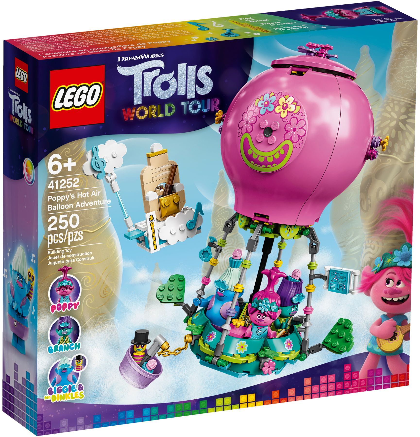 41252_alt1 Lego 41252 - Trolls World Tour: Poppy's Air Balloon Adventure