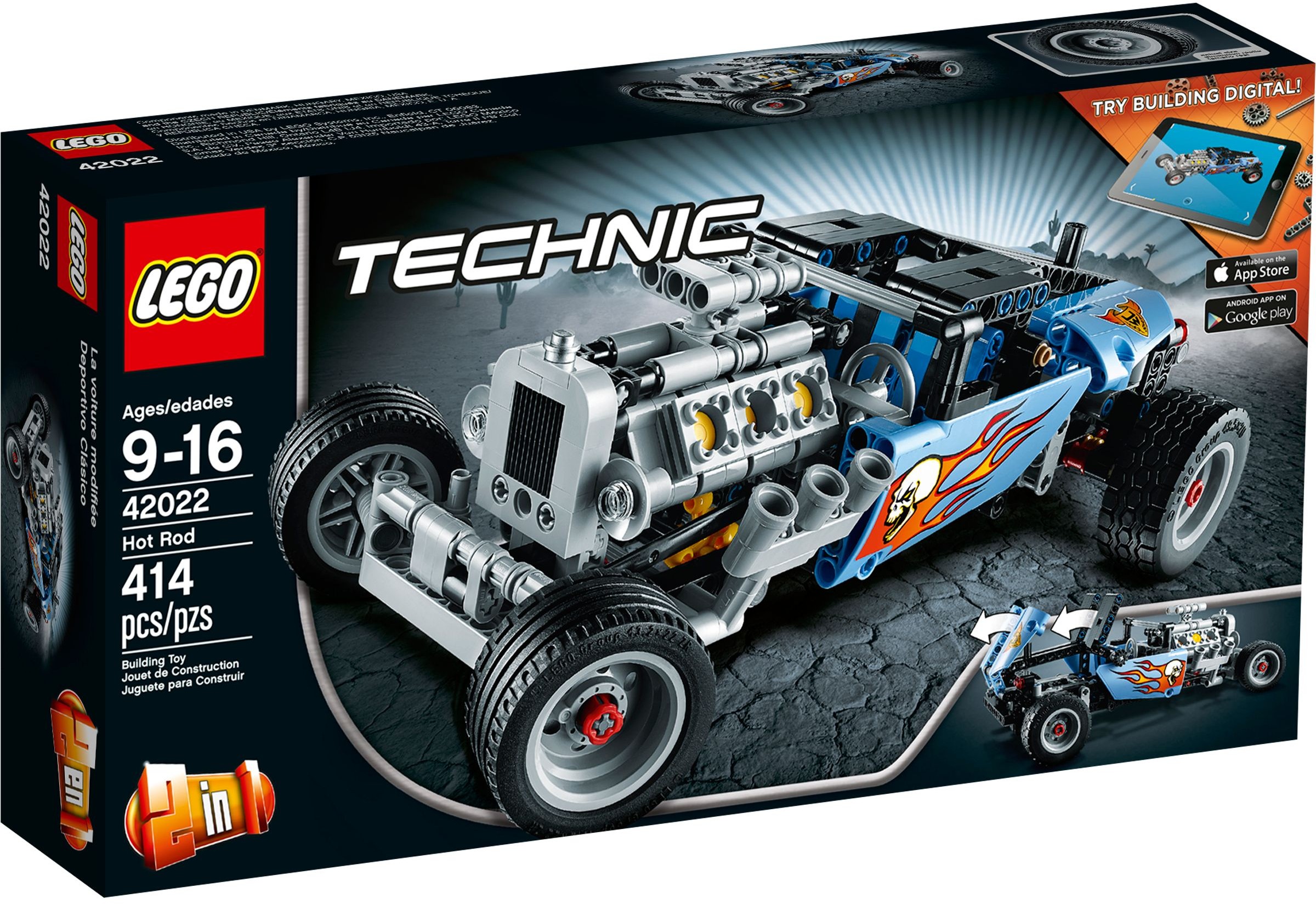 42022_alt1 Lego 42022 - Technic: Hot Rod