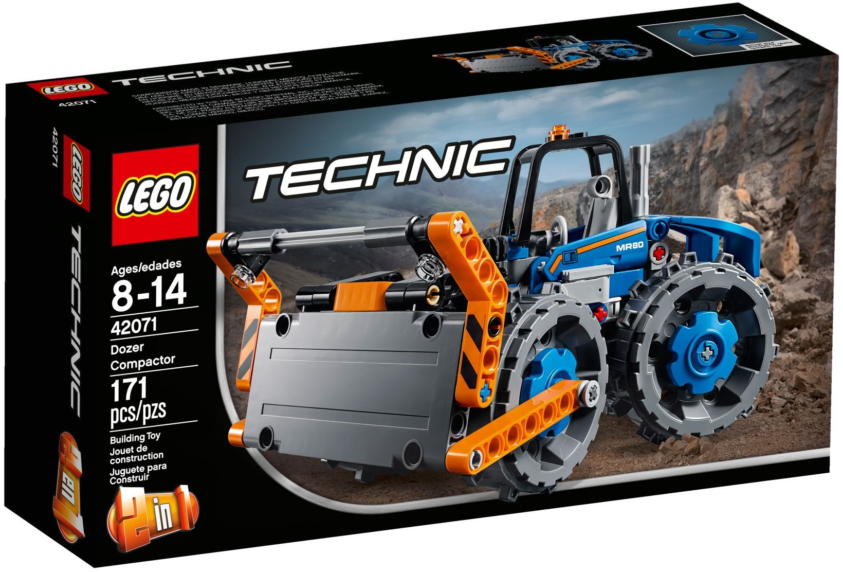 42071_alt1 Lego 42071 - Technic: Dozer Compactor
