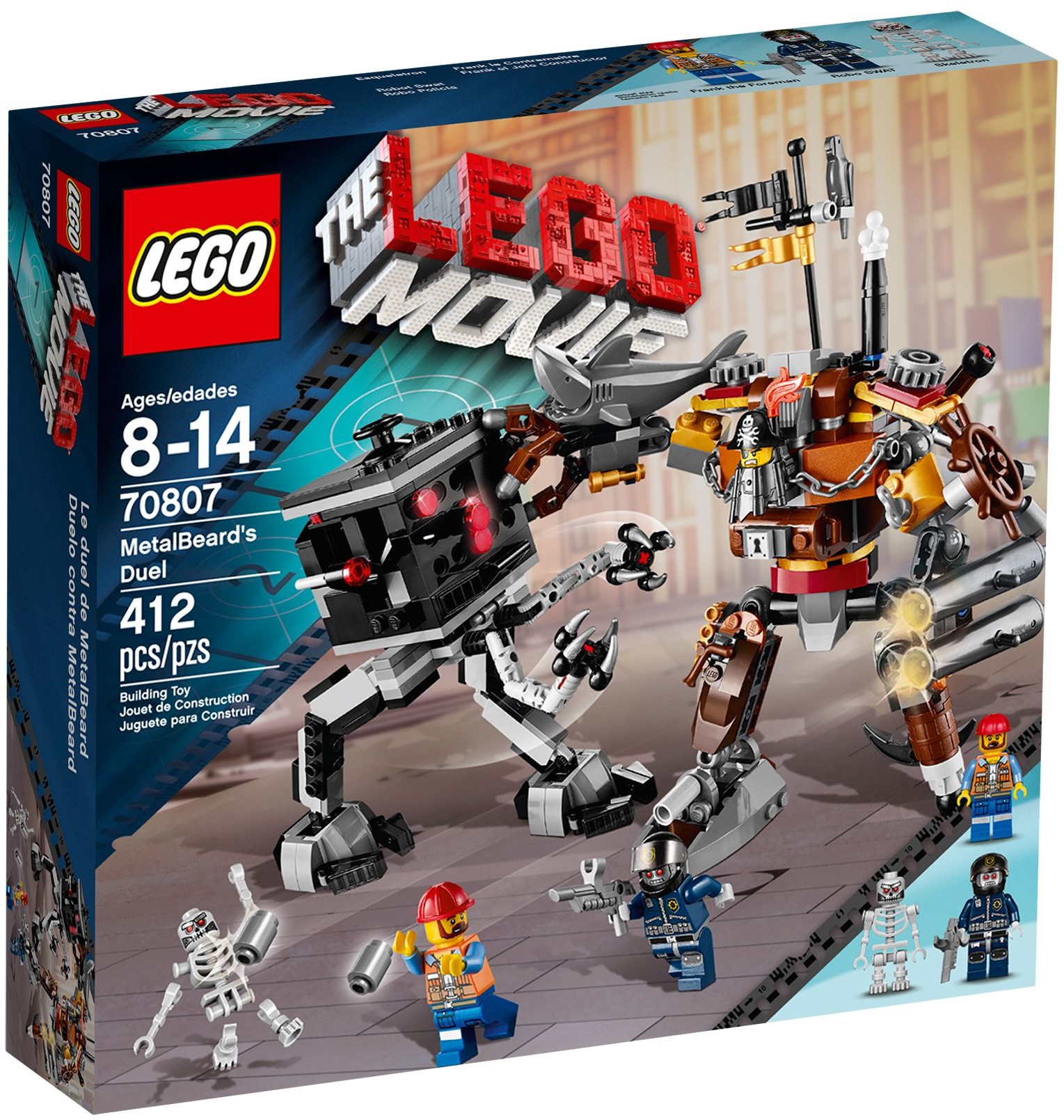 70807_alt1 70807 - The LEGO Movie: MetalBeard's Duel - Afbeelding 1