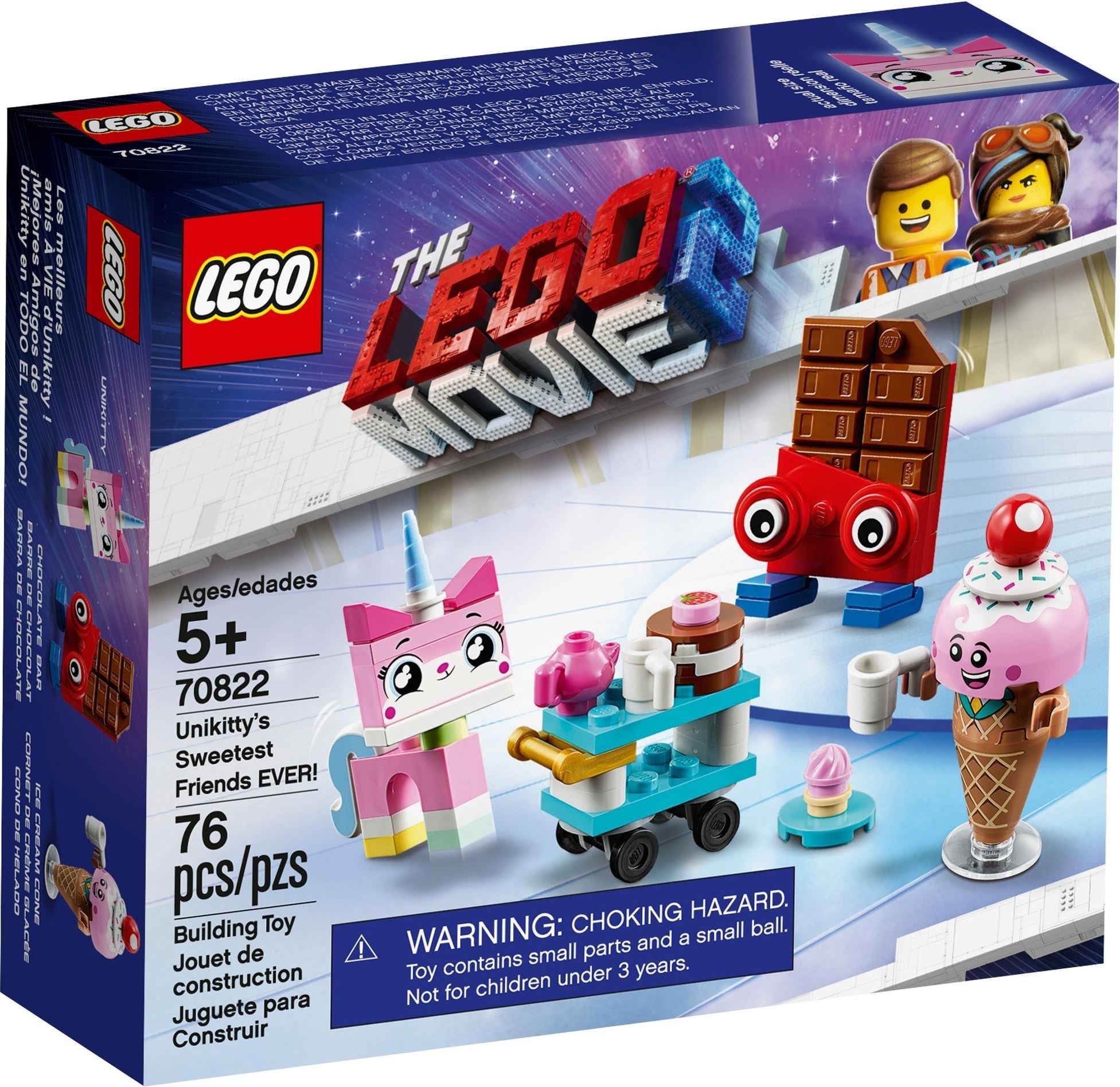 70822_alt1 Lego 70822 - The Lego Movie 2: Unikitty's Sweetest Friends EVER!