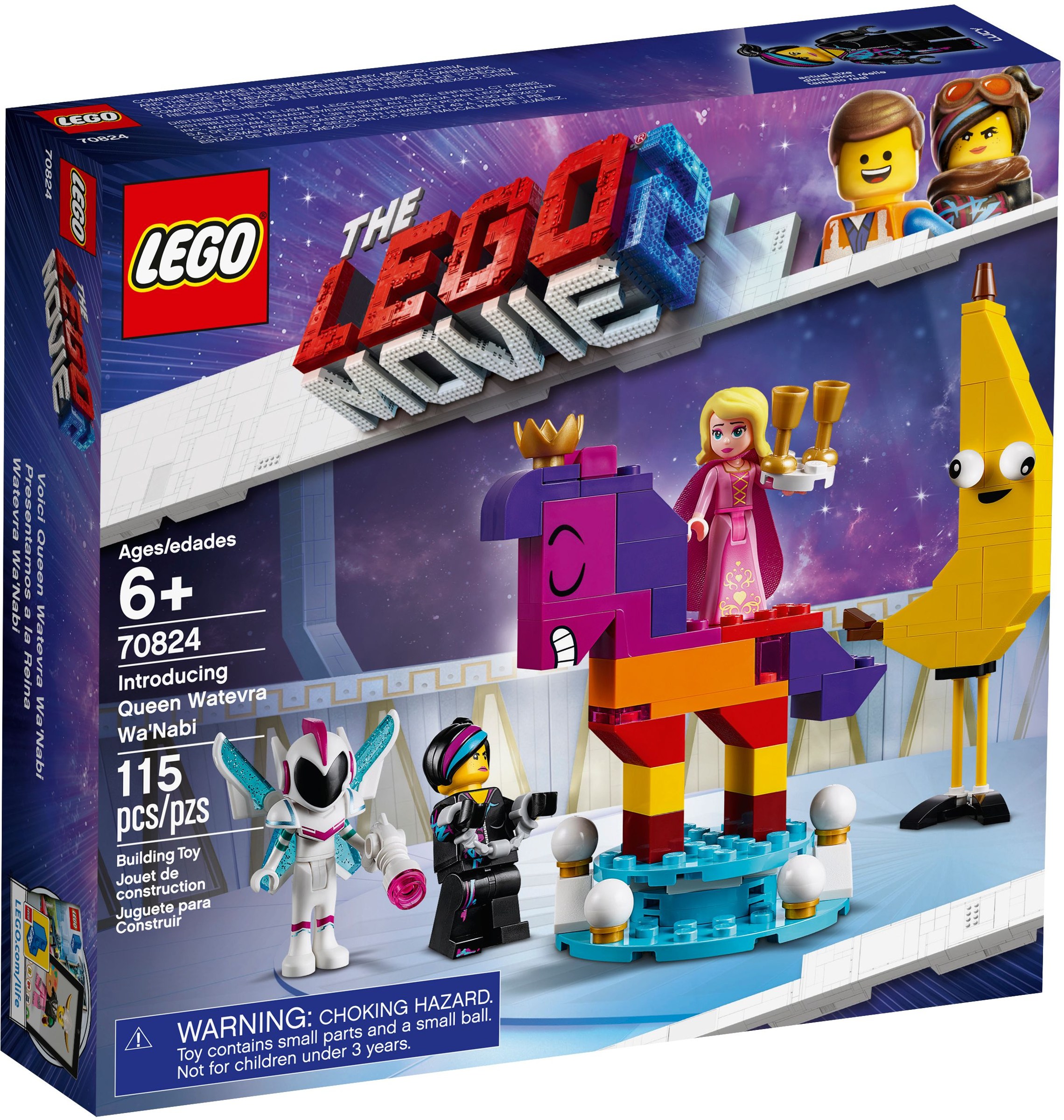 70824_alt1 Lego 70824 - The Lego Movie 2: Introducing Queen Watevra Wa'Nabi