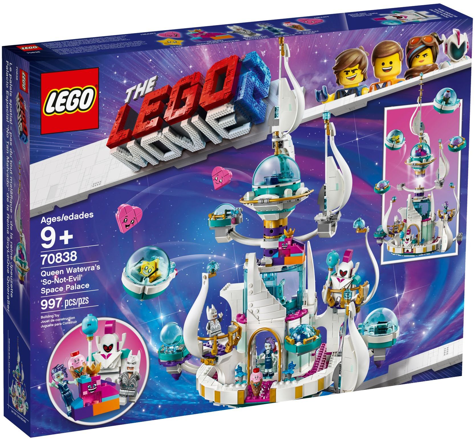 70838_alt1 Lego 70838 - The LEGO Movie 2: Queen Watevra's Space Palace