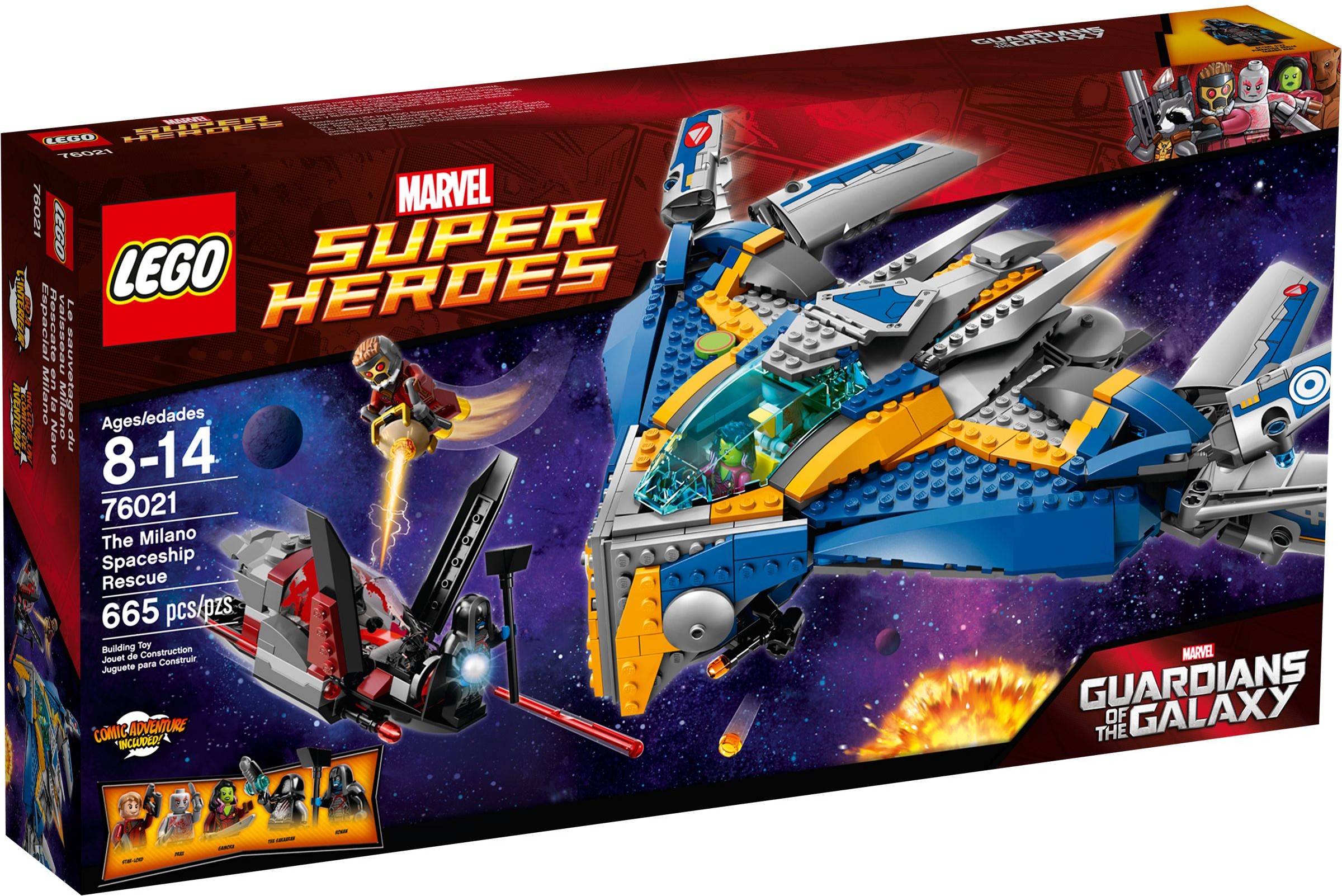 76021_alt1 Lego 76021 - Super Heroes: The Milano Spaceship Rescue