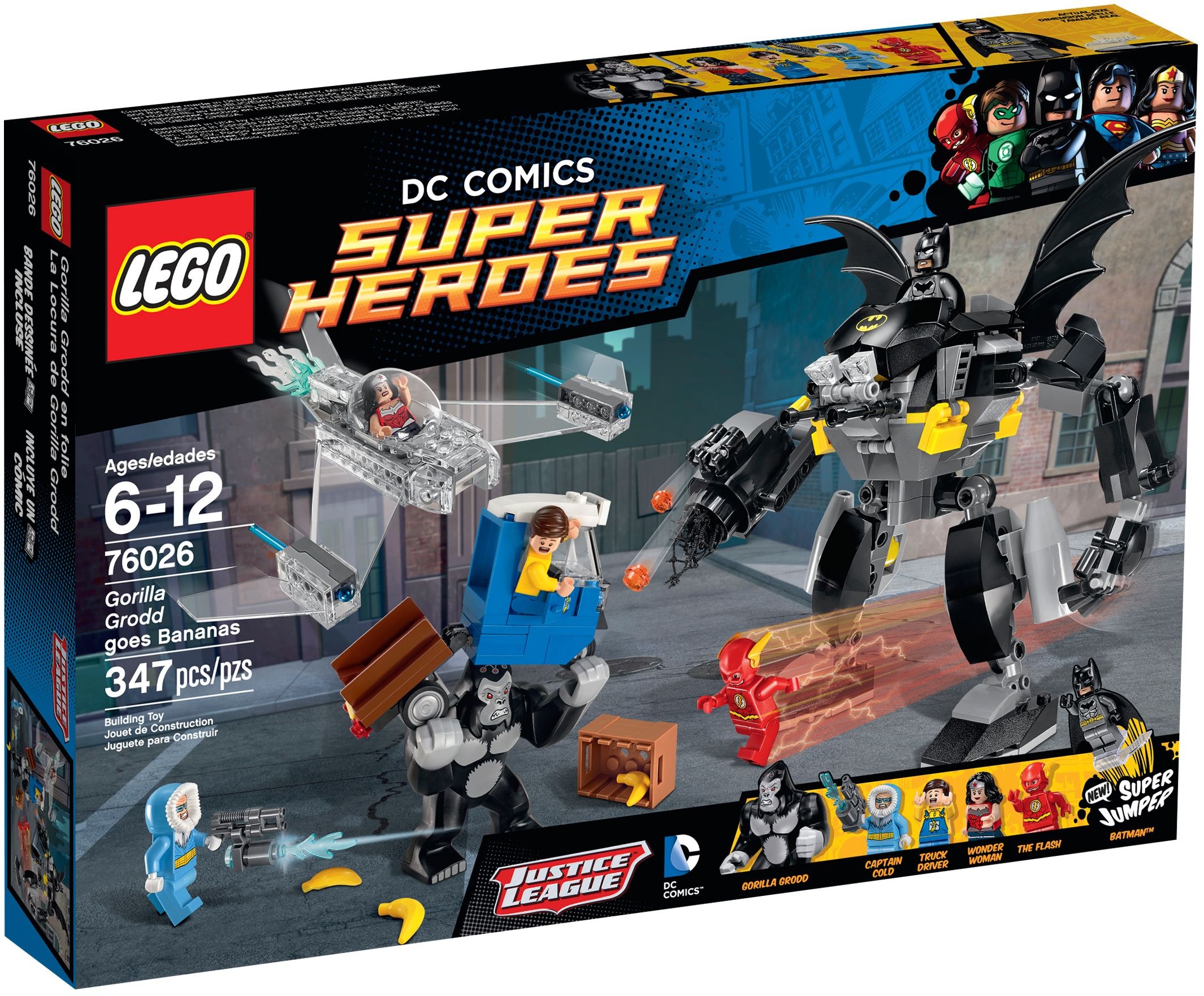 76026_alt1 Lego 76026 - Super Heroes: Gorilla Grodd Goes Bananas
