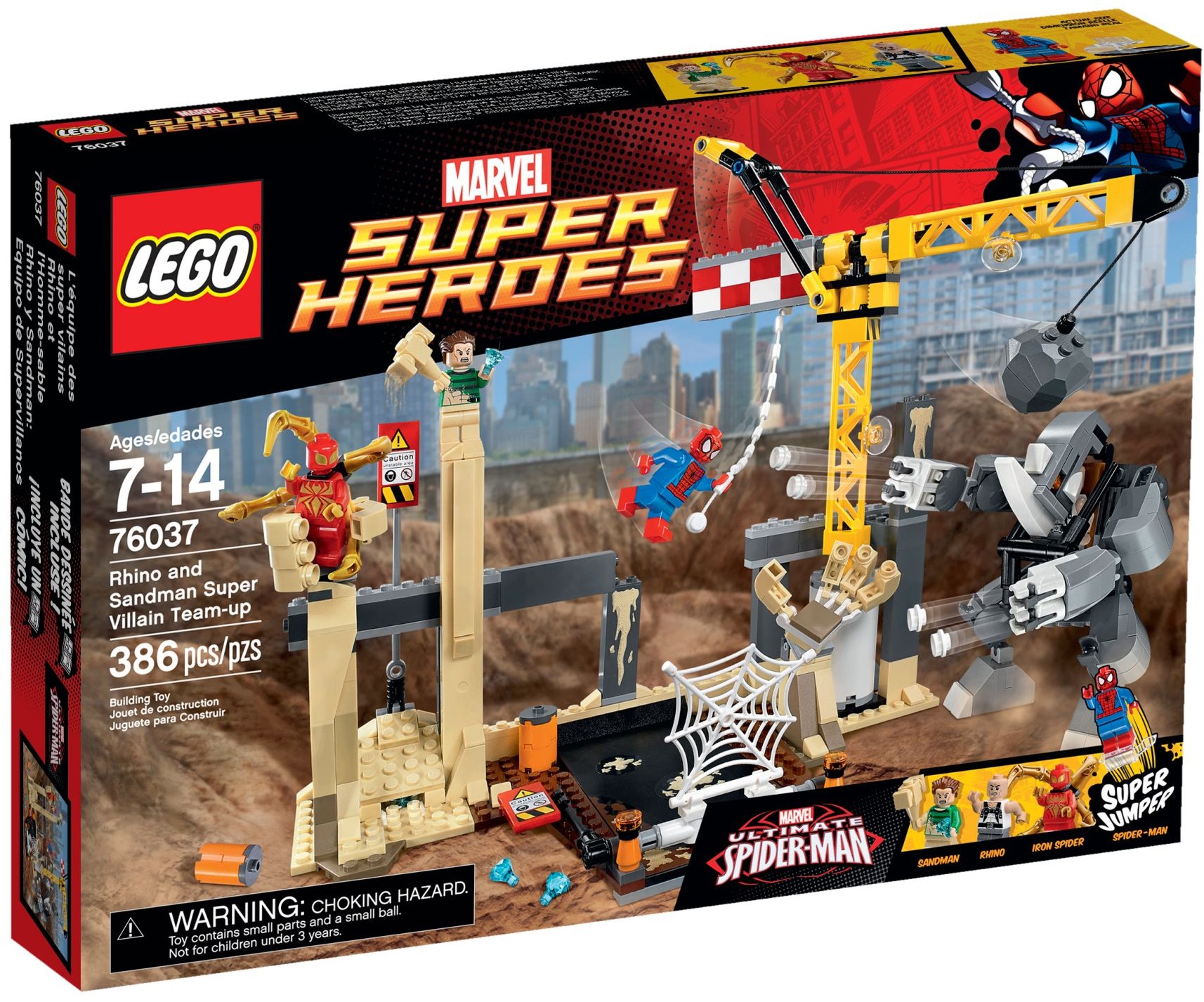 76037_alt1 76037 - Super Heroes: Rhino and Sandman Supervillain Team-up - Afbeelding 1