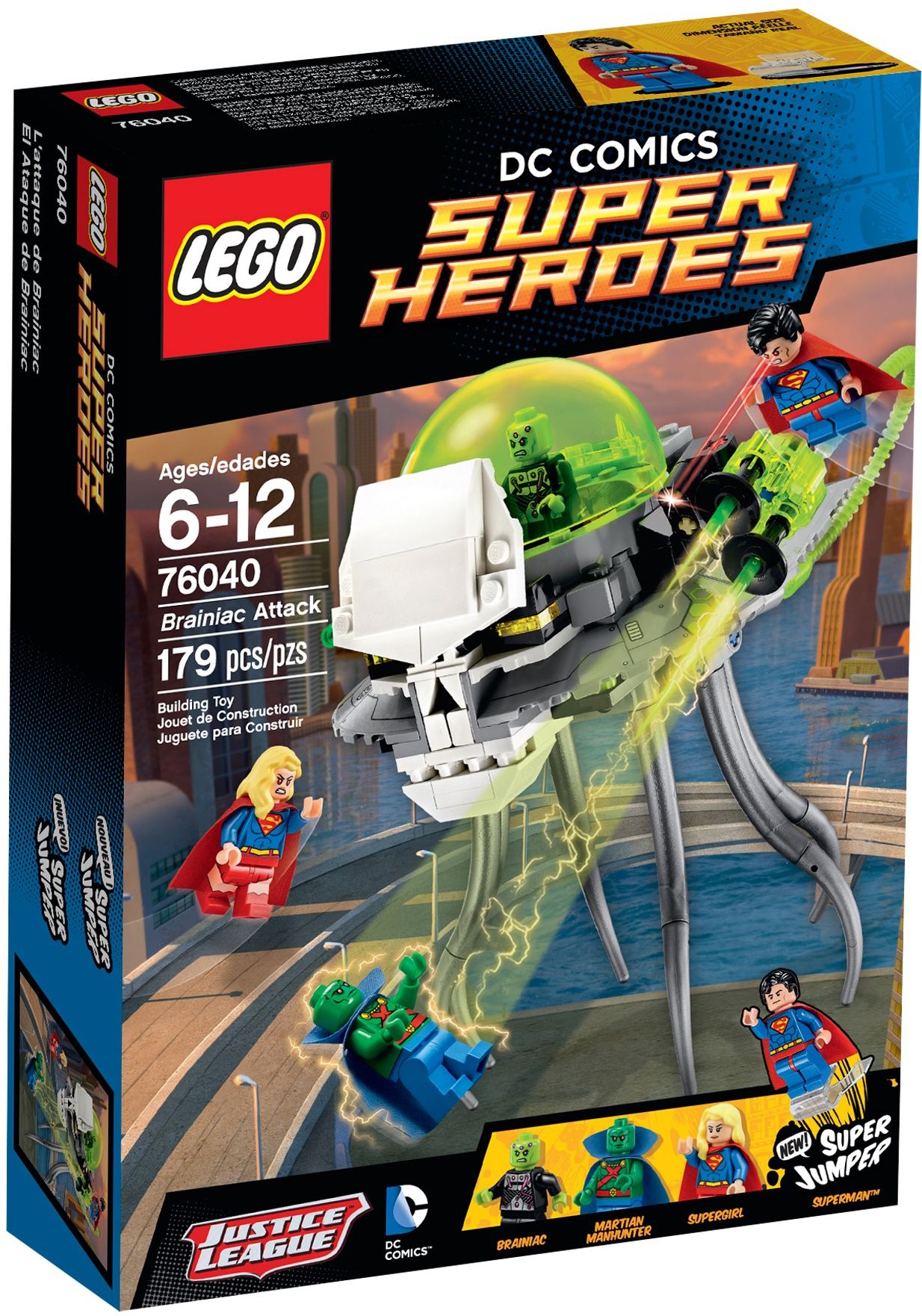 76040_alt1 Lego 76040 - Super Heroes: Brainiac Attack