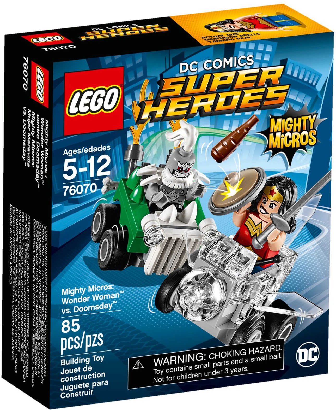76070_alt1 Lego 76070 - Super Heroes: Mighty Micros: Wonder Woman vs. Doomsday