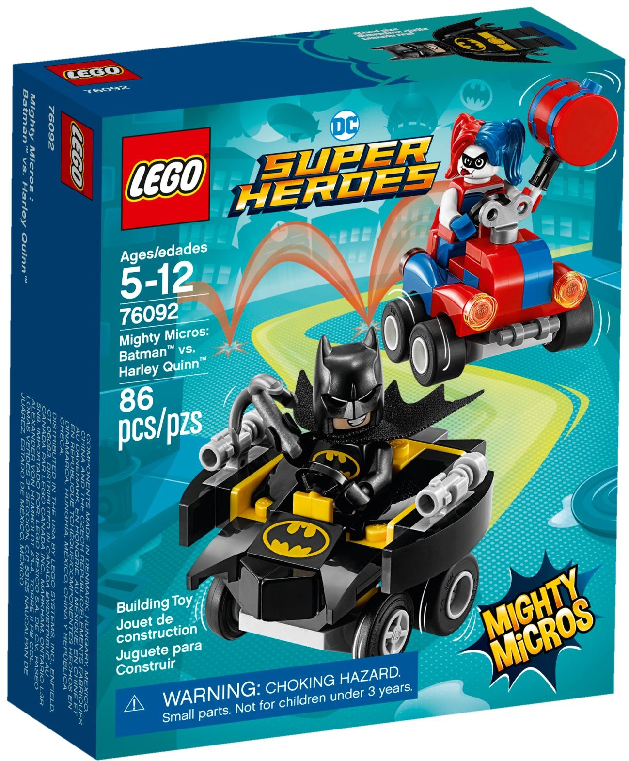 76092_alt1 Lego 76092 - Super Heroes: Mighty Micros: Batman vs. Harley Quinn