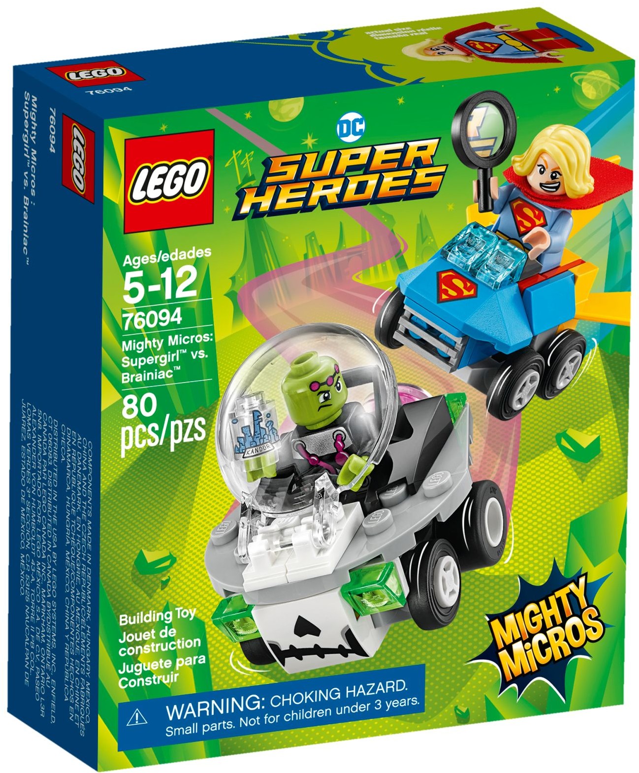 76094_alt1 Lego 76094 - Super Heroes: Mighty Micros: Supergirl vs. Brainiac