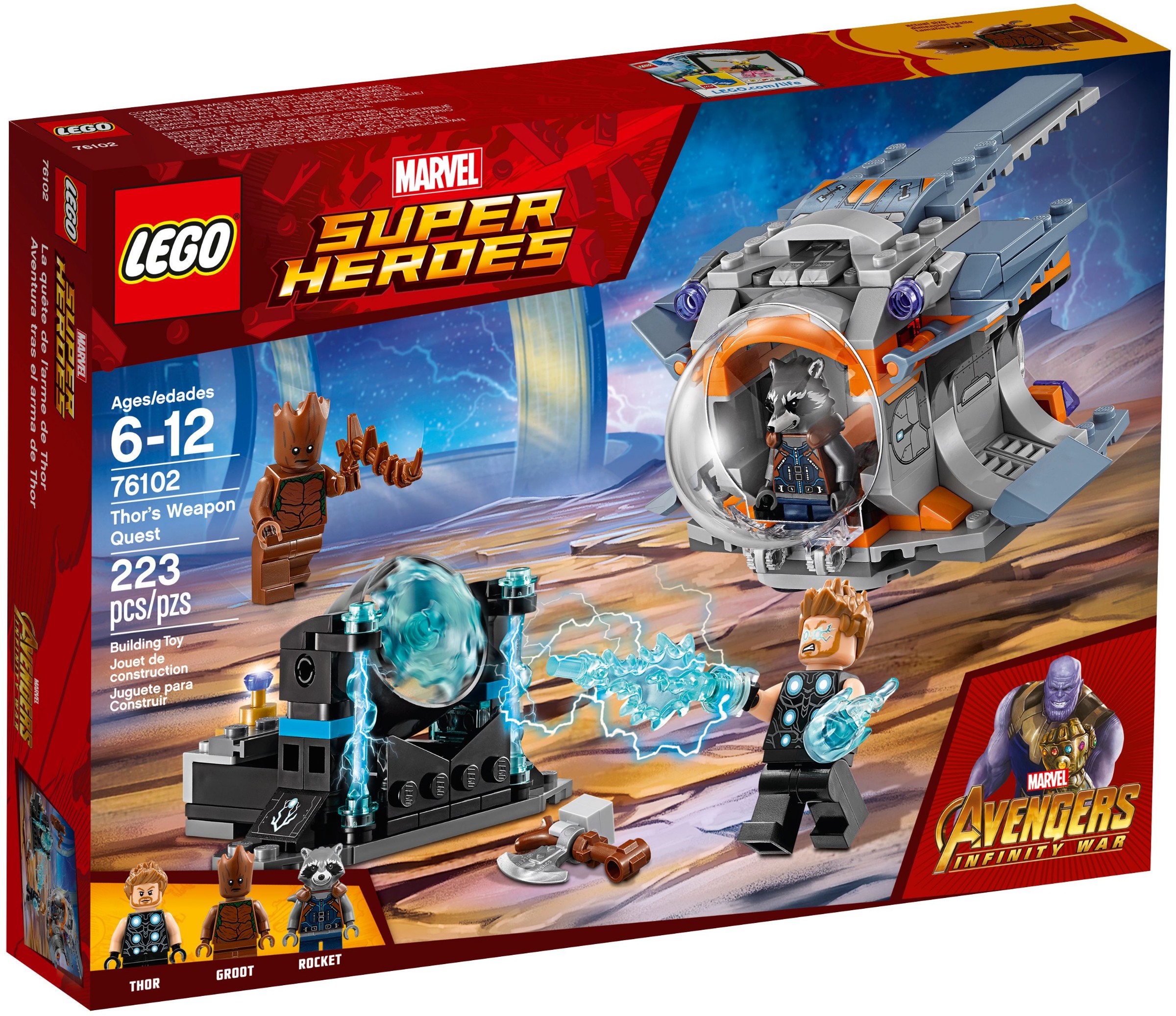 76102_alt1 Lego 76102 - Super Heroes: Thor's Weapon Quest